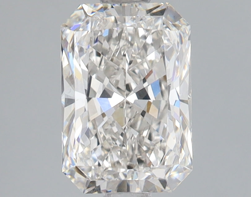 1.59 Carat Radiant Lab Diamond with  Cut Diamond in 14KT  view 1
