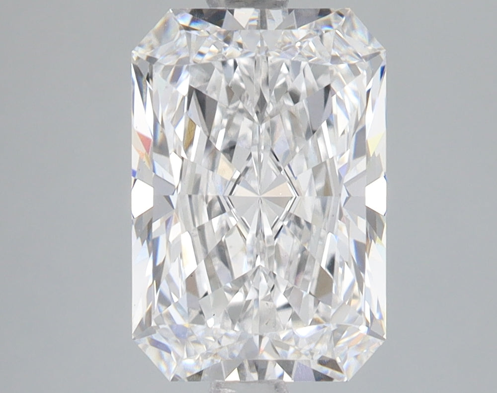3.01 Carat Radiant Lab Diamond with  Cut Diamond in 14KT  view 1
