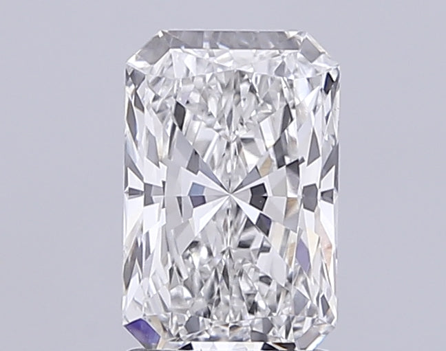 2.04 Carat Radiant Lab Diamond with  Cut Diamond in 14KT  view 1
