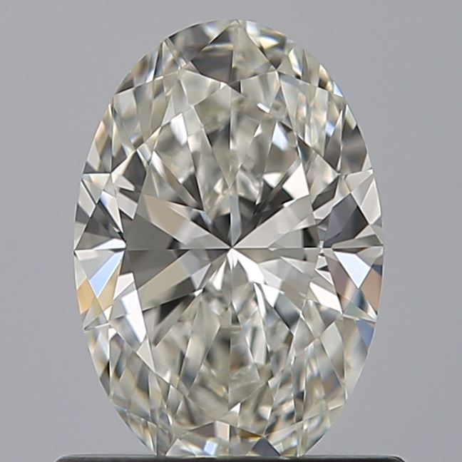 0.71 Carat Oval Natural Diamond with  Cut Diamond in 14KT  view 1
