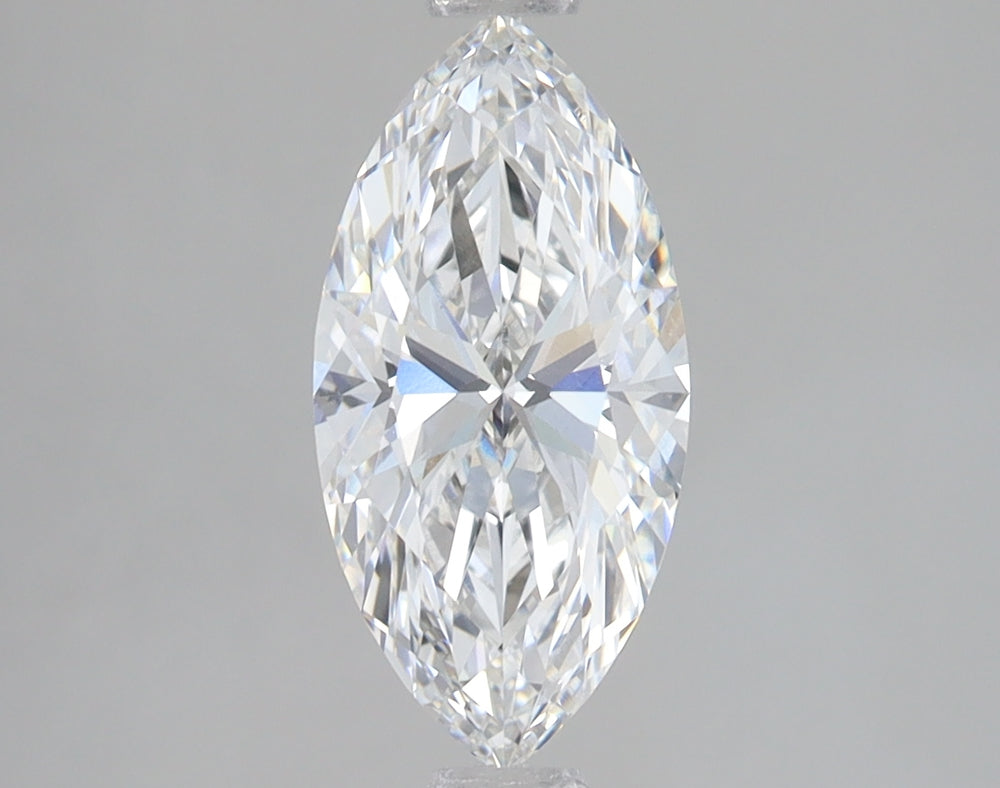 1.54 Carat Marquise Lab Diamond with  Cut Diamond in 14KT  view 1
