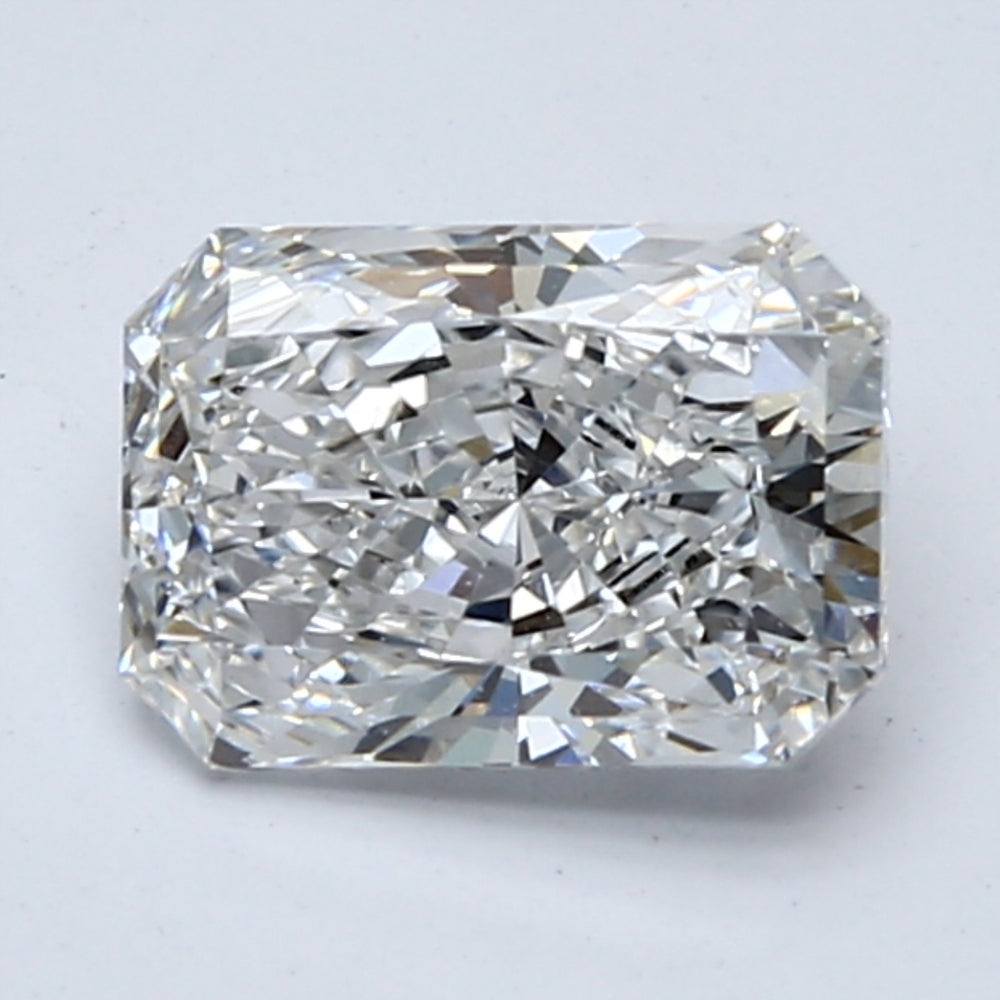 2.07 Carat Radiant Lab Diamond with  Cut Diamond in 14KT  view 1
