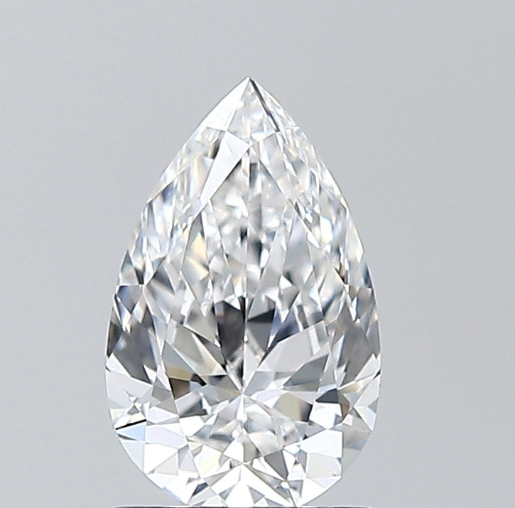 1.16 Carat Pear Natural Diamond with  Cut Diamond in 14KT  view 1
