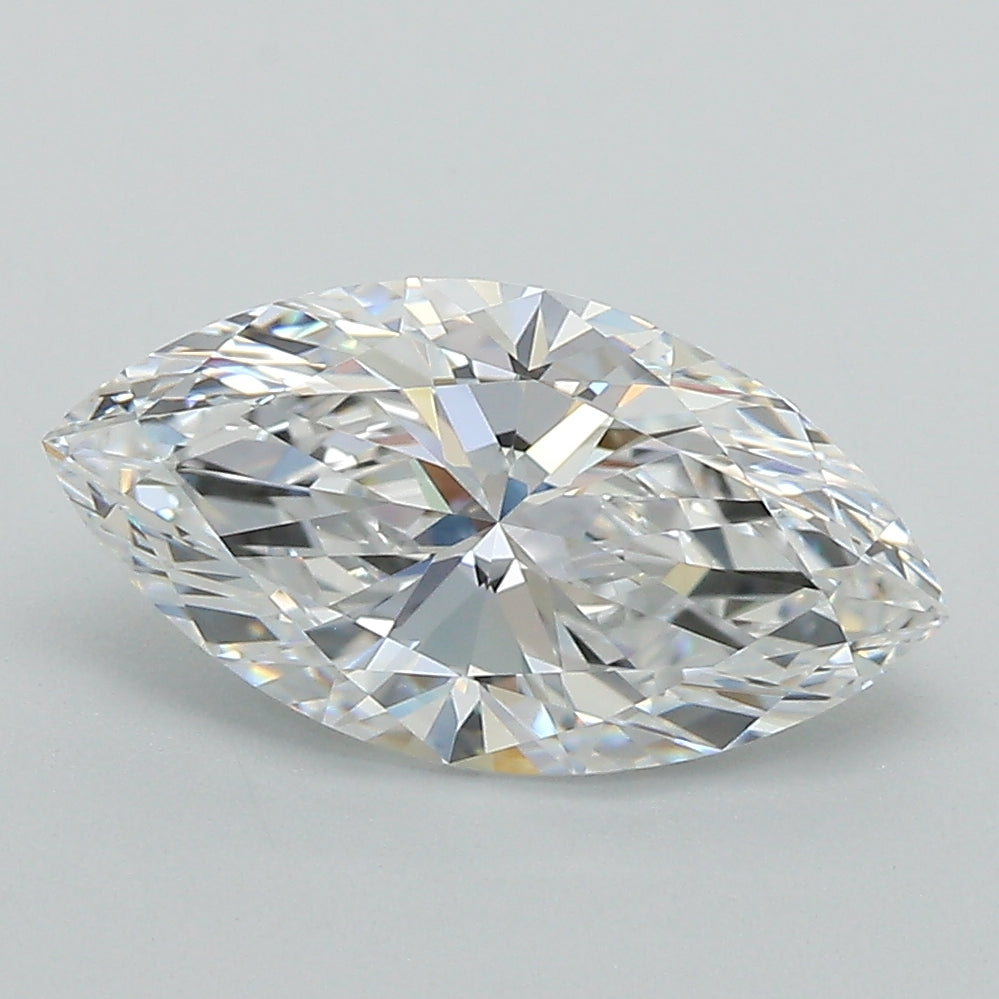 2.08 Carat Marquise Lab Diamond with  Cut Diamond in 14KT  view 1
