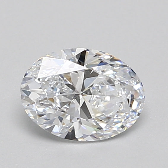 1.01 Carat Oval Lab Diamond with  Cut Diamond in 14KT  view 1
