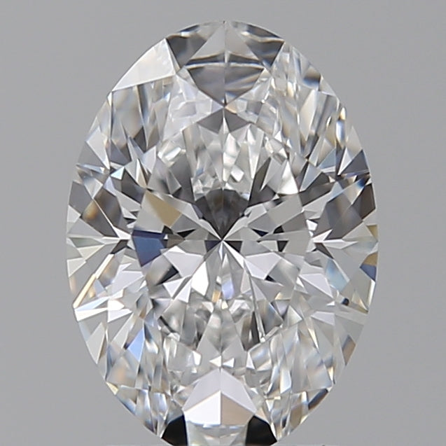 1.58 Carat Oval Lab Diamond with  Cut Diamond in 14KT  view 1
