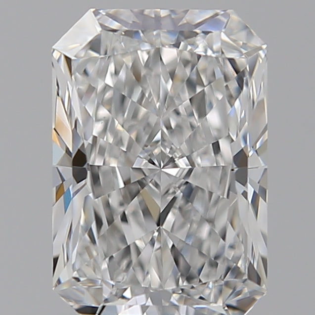 1.59 Carat Radiant Lab Diamond with  Cut Diamond in 14KT  view 1

