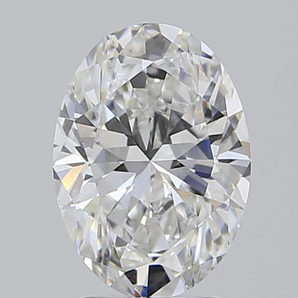 2.5 Carat Oval Lab Diamond with  Cut Diamond in 14KT  view 1
