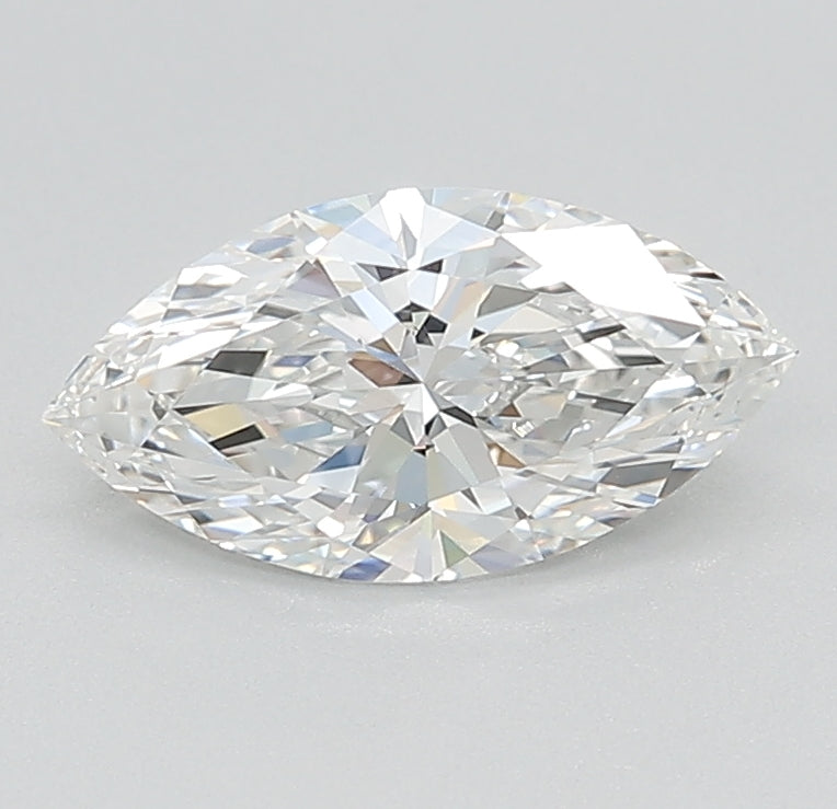 1.02 Carat Marquise Lab Diamond with  Cut Diamond in 14KT  view 1
