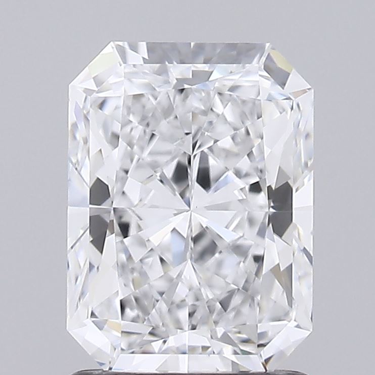 1.45 Carat Radiant Lab Diamond with  Cut Diamond in 14KT  view 1
