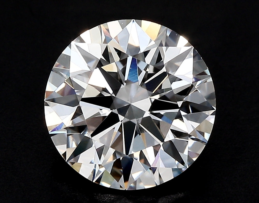 2.81 Carat Round Lab Diamond with  Cut Diamond in 14KT  view 1
