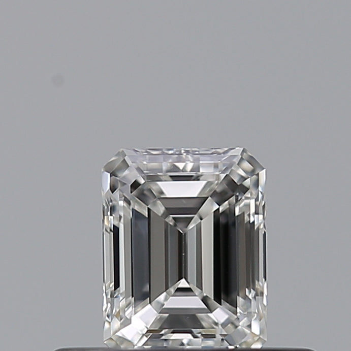 0.3 Carat Emerald Natural Diamond with  Cut Diamond in 14KT  view 1
