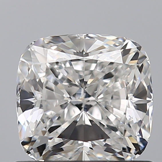 1.0 Carat Cushion Natural Diamond with  Cut Diamond in 14KT  view 1
