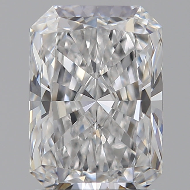 1.53 Carat Radiant Lab Diamond with  Cut Diamond in 14KT  view 1
