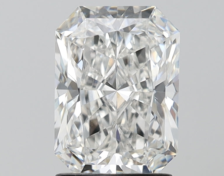1.89 Carat Radiant Lab Diamond with  Cut Diamond in 14KT  view 1
