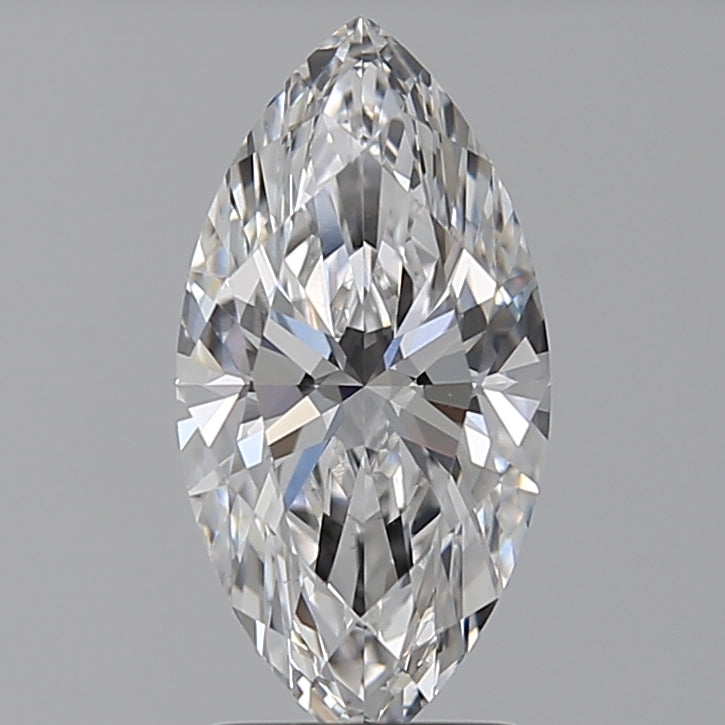 2.04 Carat Marquise Lab Diamond with  Cut Diamond in 14KT  view 1
