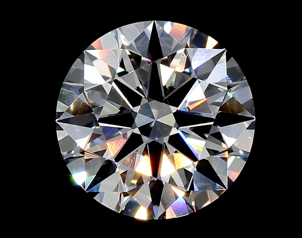 3.0 Carat Round Lab Diamond with  Cut Diamond in 14KT  view 1
