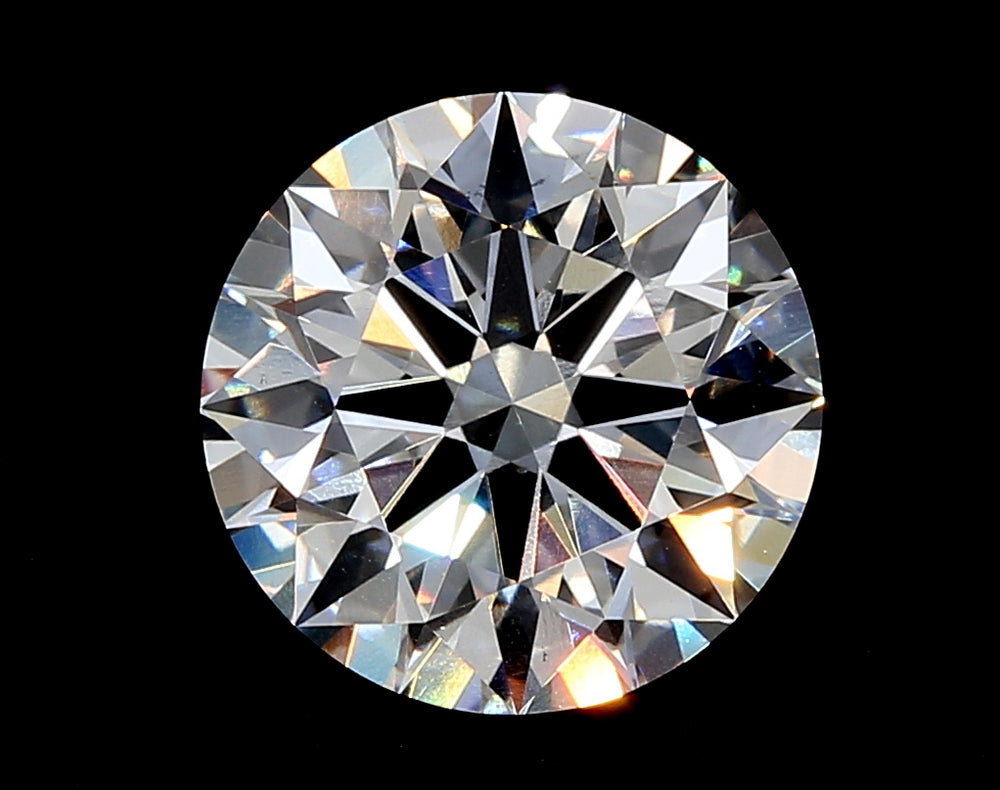 7.05 Carat Round Lab Diamond with  Cut Diamond in 14KT  view 1
