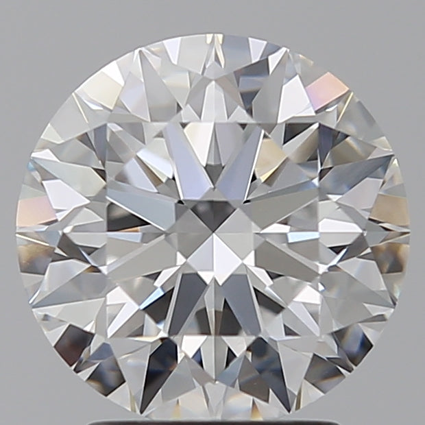 2.52 Carat Round Lab Diamond with  Cut Diamond in 14KT  view 1
