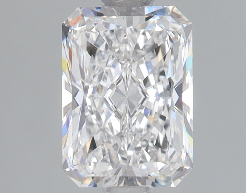1.5 Carat Radiant Lab Diamond with  Cut Diamond in 14KT  view 1
