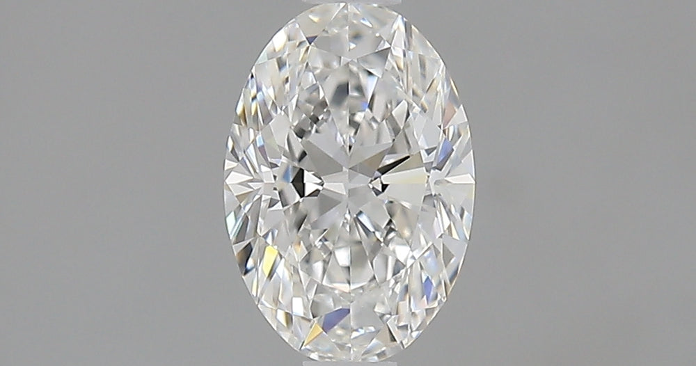 0.81 Carat Oval Natural Diamond with  Cut Diamond in 14KT  view 1
