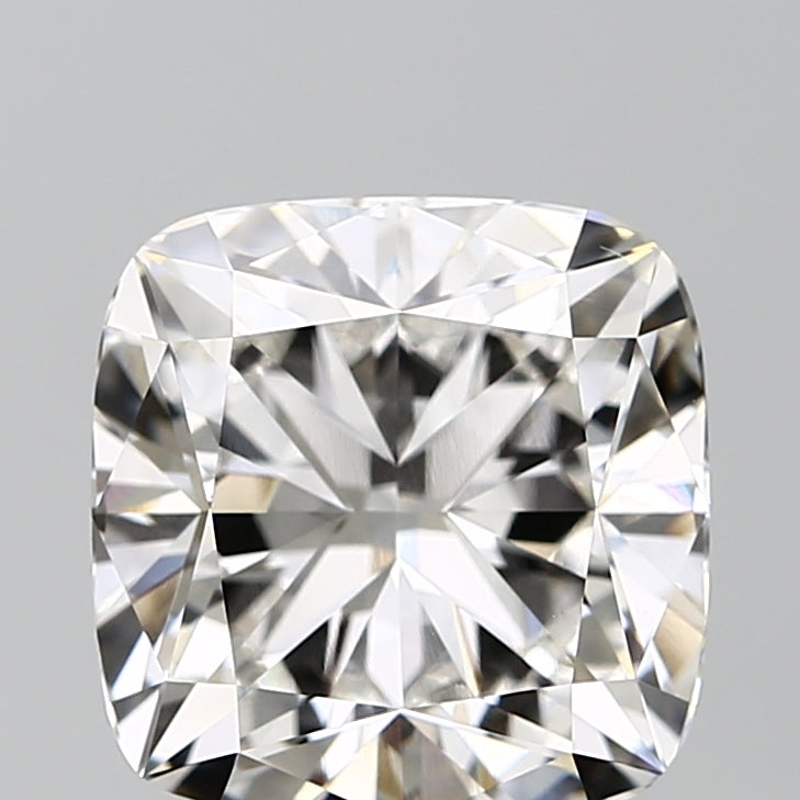 5.1 Carat Cushion Lab Diamond with  Cut Diamond in 14KT  view 1
