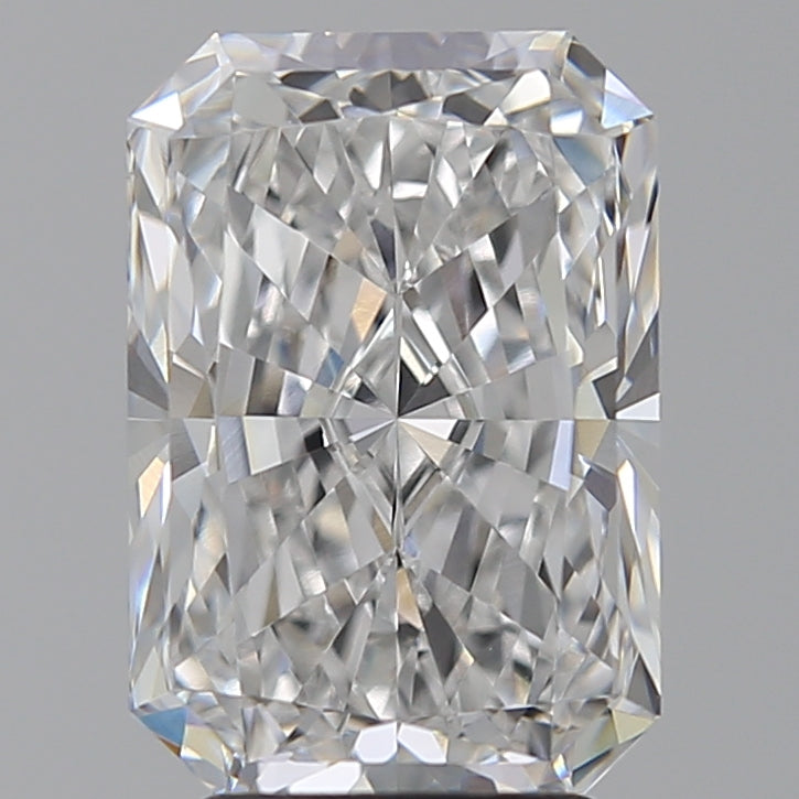 3.59 Carat Radiant Lab Diamond with  Cut Diamond in 14KT  view 1
