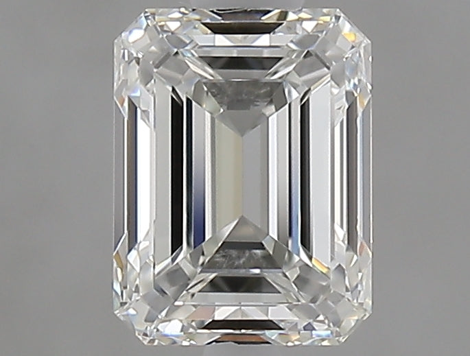 1.03 Carat Emerald Natural Diamond with  Cut Diamond in 14KT  view 1
