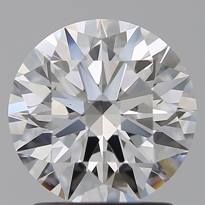 1.54 Carat Round Lab Diamond with  Cut Diamond in 14KT  view 1

