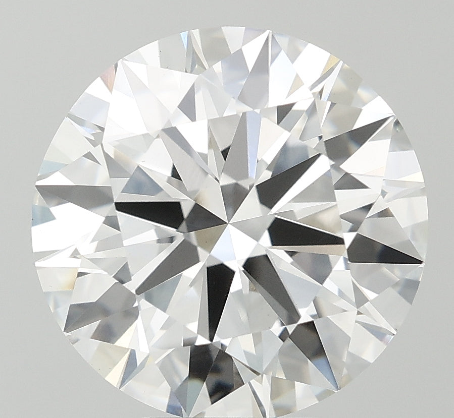 7.21 Carat Round Lab Diamond with  Cut Diamond in 14KT  view 1
