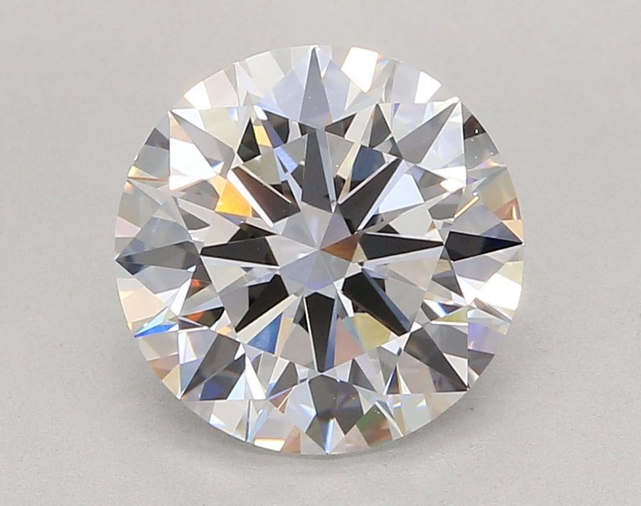 3.54 Carat Round Lab Diamond with  Cut Diamond in 14KT  view 1
