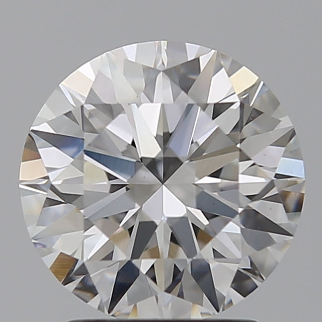 2.08 Carat Round Lab Diamond with  Cut Diamond in 14KT  view 1
