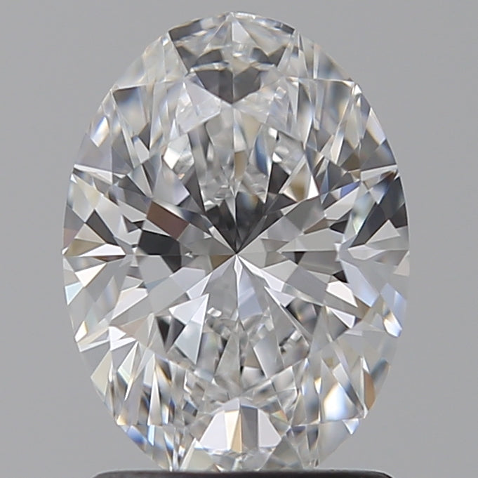 1.51 Carat Oval Lab Diamond with  Cut Diamond in 14KT  view 1
