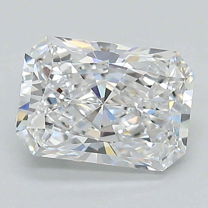 1.54 Carat Radiant Lab Diamond with  Cut Diamond in 14KT  view 1

