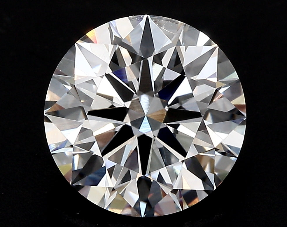 1.37 Carat Round Lab Diamond with  Cut Diamond in 14KT  view 1

