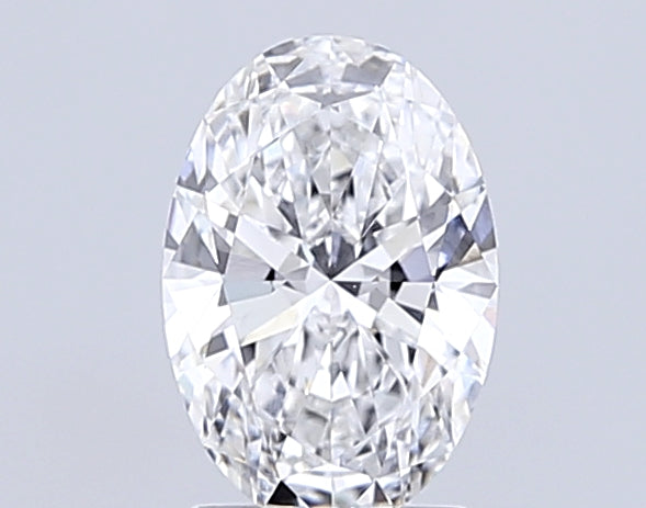 2.05 Carat Oval Lab Diamond with  Cut Diamond in 14KT  view 1
