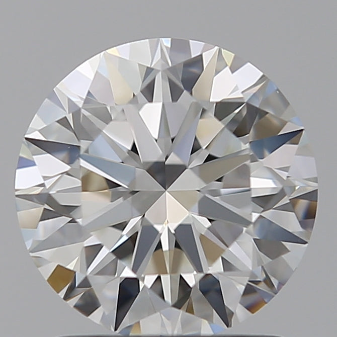 1.5 Carat Round Lab Diamond with  Cut Diamond in 14KT  view 1

