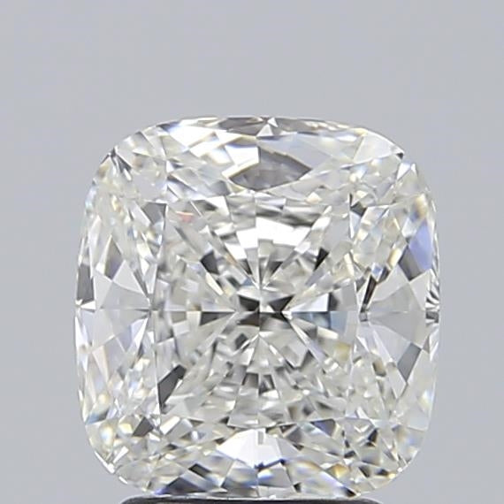 3.01 Carat Cushion Lab Diamond with  Cut Diamond in 14KT  view 1
