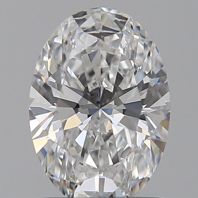 1.1 Carat Oval Lab Diamond with  Cut Diamond in 14KT  view 1
