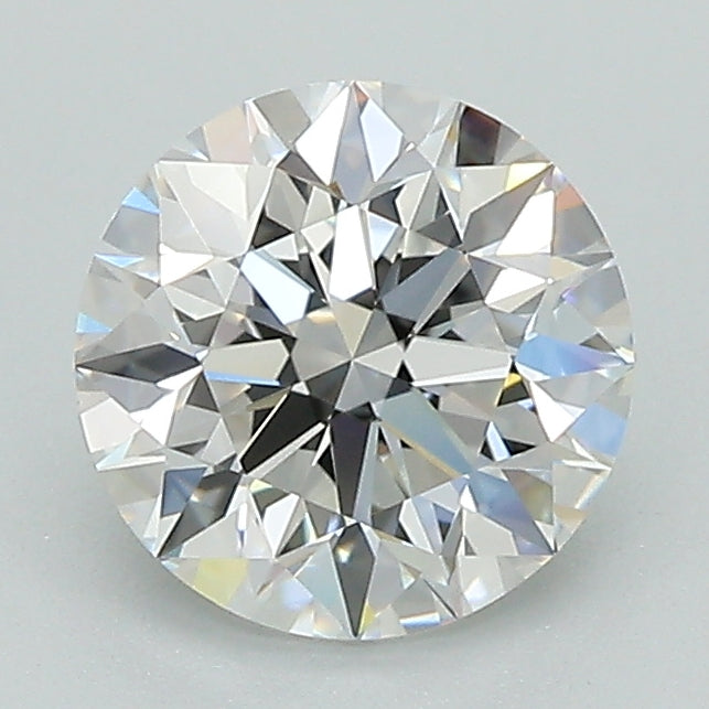 1.41 Carat Round Lab Diamond with  Cut Diamond in 14KT  view 1
