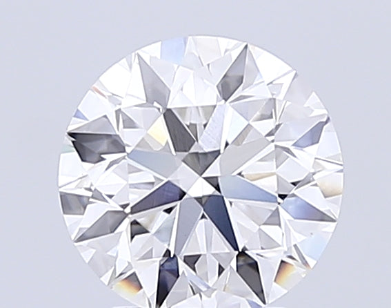 3.02 Carat Round Lab Diamond with  Cut Diamond in 14KT  view 1
