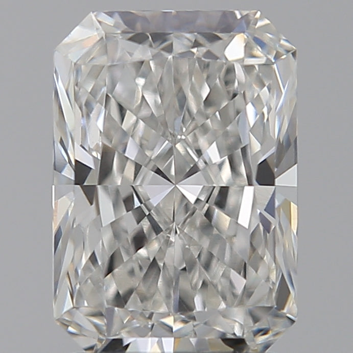 2.01 Carat Radiant Lab Diamond with  Cut Diamond in 14KT  view 1
