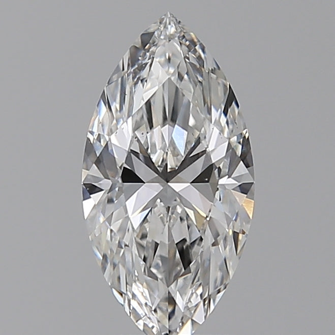 1.5 Carat Marquise Lab Diamond with  Cut Diamond in 14KT  view 1
