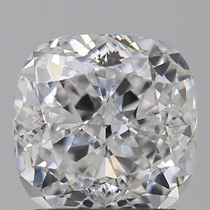 1.51 Carat Cushion Lab Diamond with  Cut Diamond in 14KT  view 1
