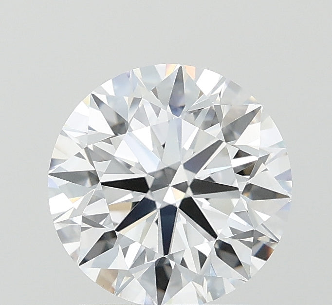 2.0 Carat Round Lab Diamond with  Cut Diamond in 14KT  view 1
