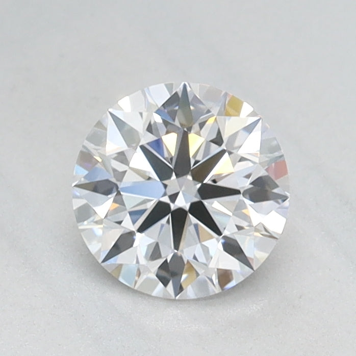 0.5 Carat Round Lab Diamond with  Cut Diamond in 14KT  view 1

