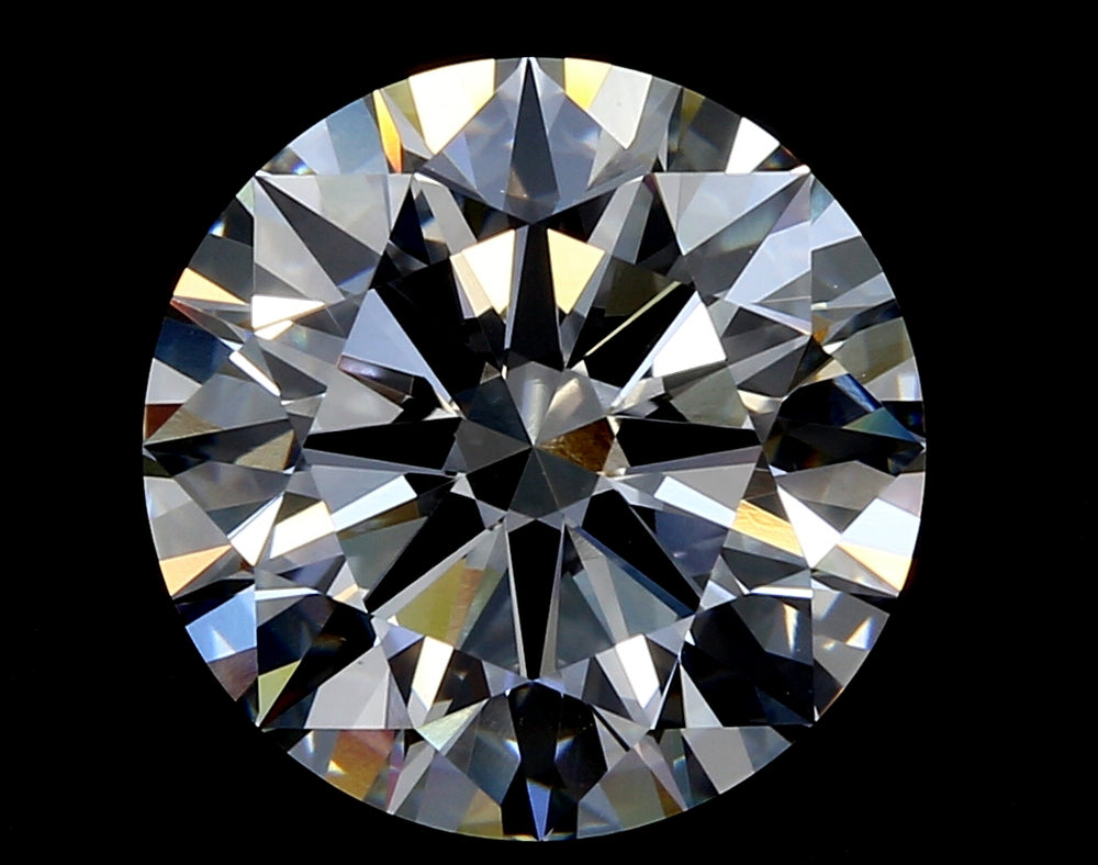 3.39 Carat Round Lab Diamond with  Cut Diamond in 14KT  view 1
