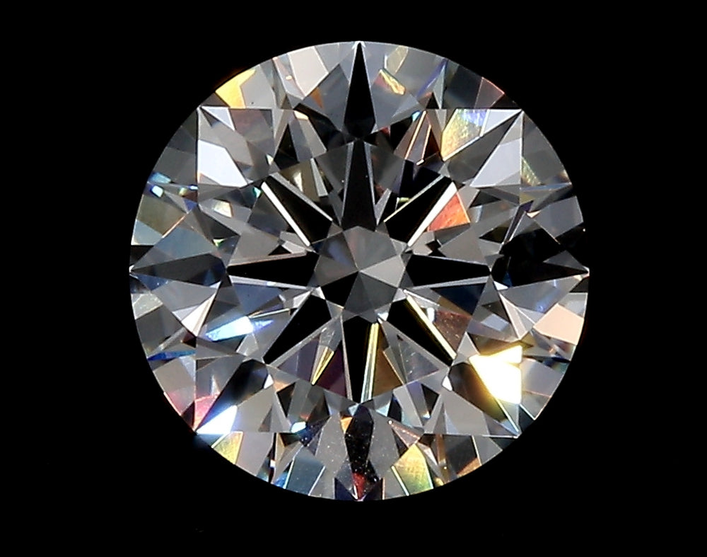 3.25 Carat Round Lab Diamond with  Cut Diamond in 14KT  view 1
