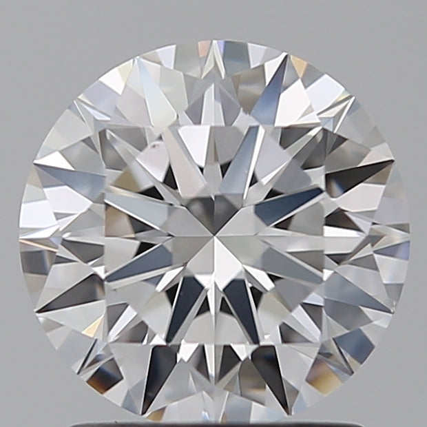 1.55 Carat Round Lab Diamond with  Cut Diamond in 14KT  view 1
