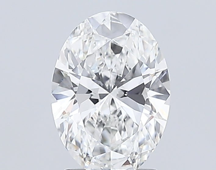 2.14 Carat Oval Lab Diamond with  Cut Diamond in 14KT  view 1
